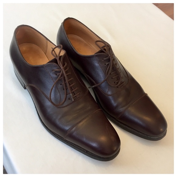 J.M. Weston Cap Toe Oxfords in Dark Brown Boxcalf - Picture 2 of 8